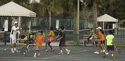 Junior tennis camps